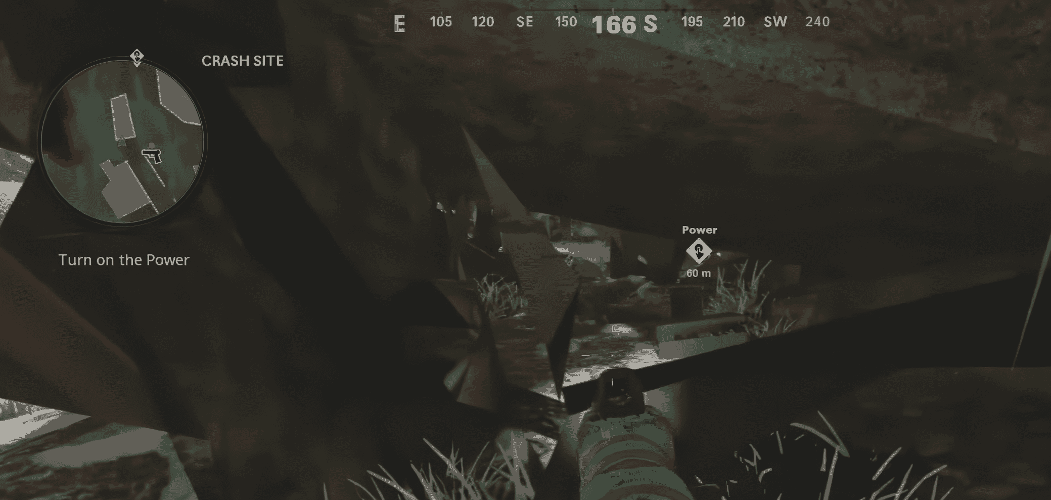 Metal Box under Plane Cockpit