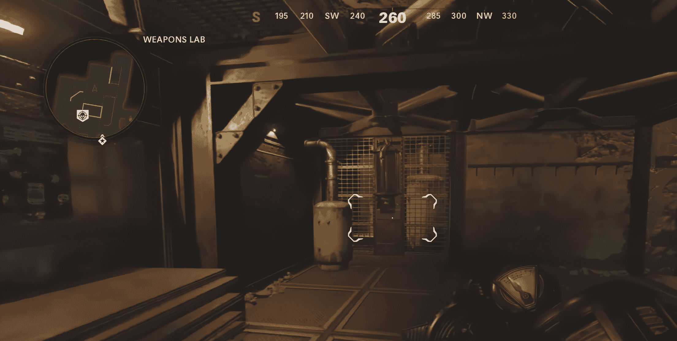 Weapons Lab Machine - Canister Placement