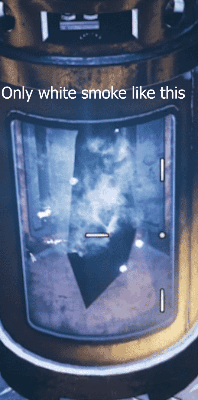 Canister with White Smoke