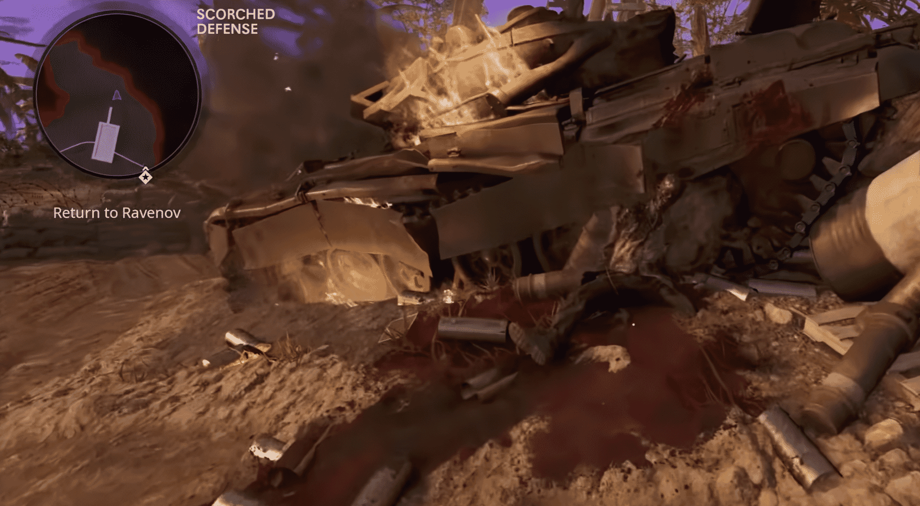 Scorched Defense Body - Eye Location