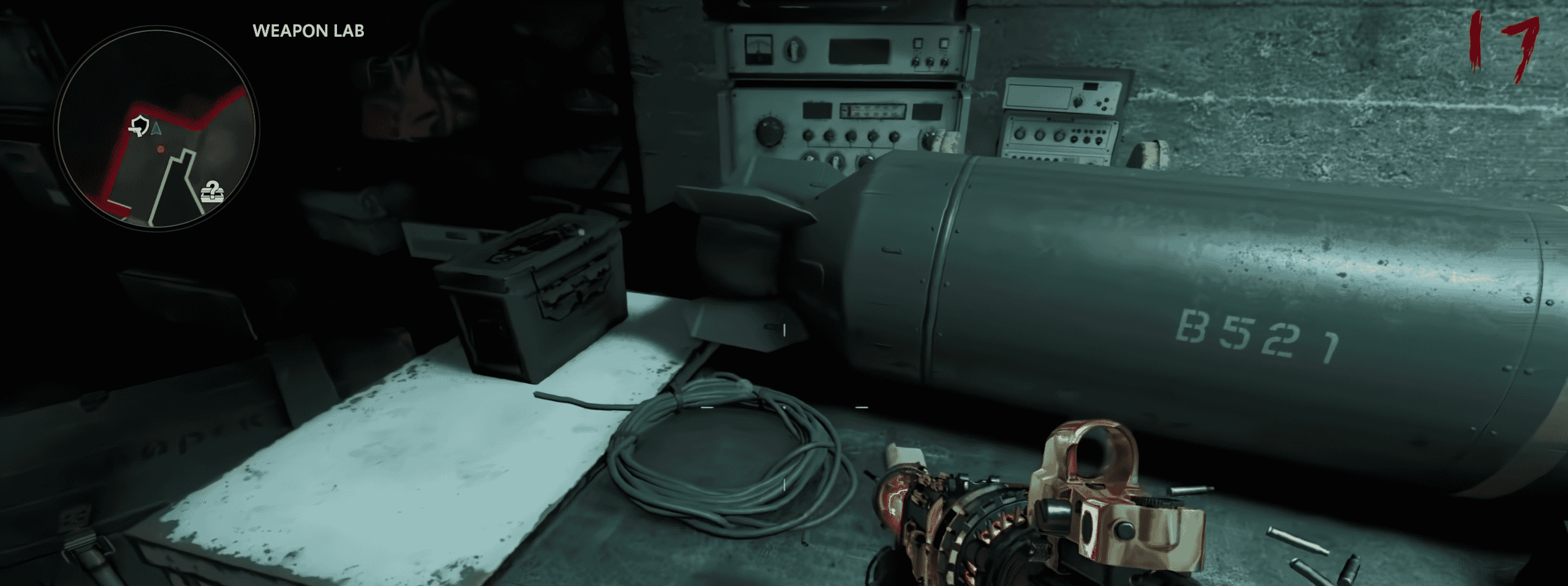 Weapons Lab Machine - Power Cell Placement